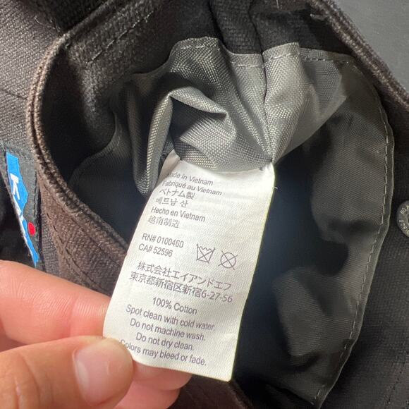 Pre-Owned Vintage Kavu Black Demin Crossbody Bag - Picture 4 of 7